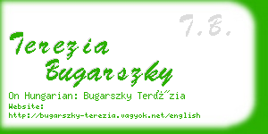 terezia bugarszky business card